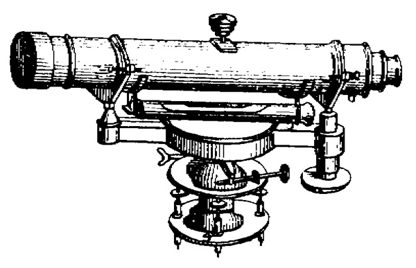Illustration of a theodolite